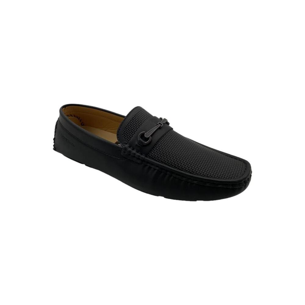 Aston Marc Mens Bit Driving Shoes Black - Medium